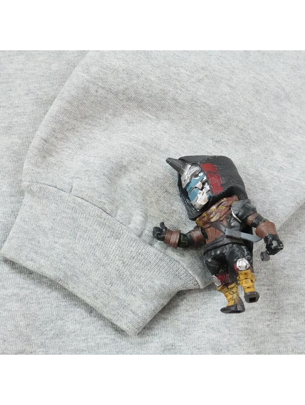 Vintage Pluma Outdoors Gray Blank Crewneck Sweatshirt Size L Cotton/Poly Fleece - Picture 6 of 9